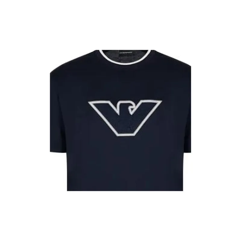 EMPORIO ARMANI T-Shirts Men Blue-6