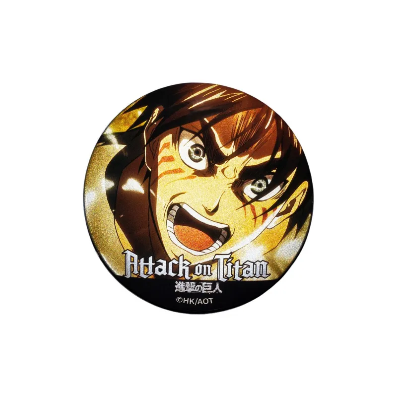 Nullset Levi Ackerman, Mikasa Ackerman, Eren Yeager, Eldwin Smith Attack On Titan Collection II Badge Badges-6