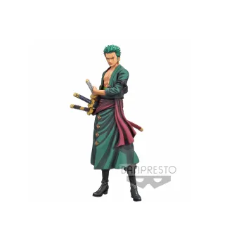 BANPRESTO One Piece Grandista Manga Dimensions Roronoa Zoro Figure Green