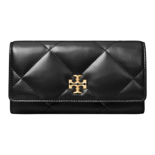 TORY BURCH Kira Leather Wallet Women's Black