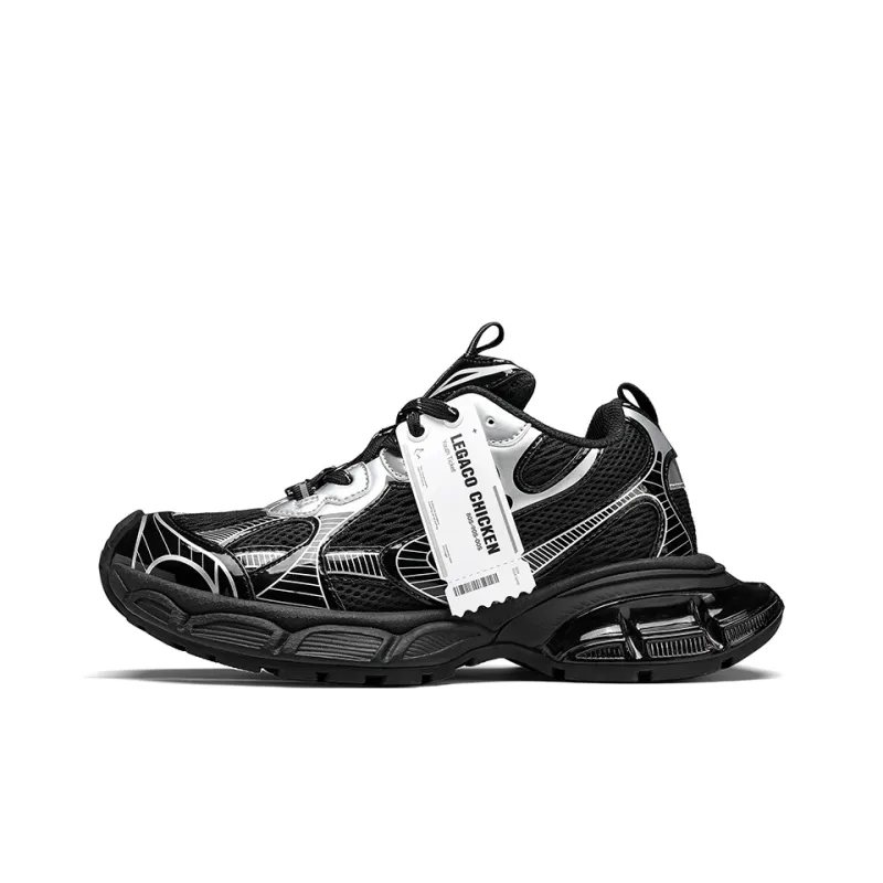 Legaco Chicken Cushioning Anti-Slip Wear-Resistant Breathable Height Increasing Low-Top Chunky Sneakers Unisex-37
