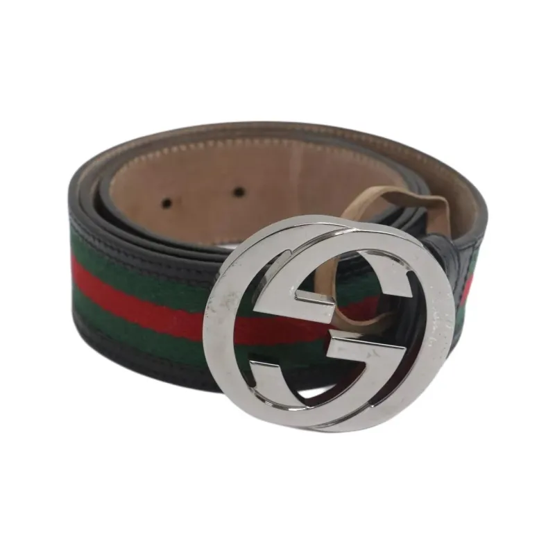GUCCI Interlocking G Belt Monogram Web-1