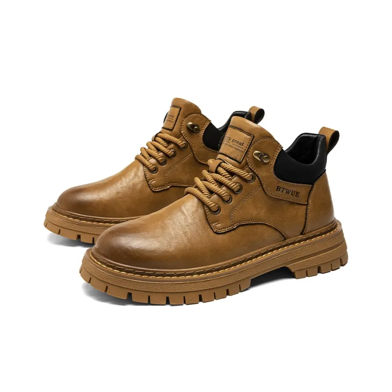 GERTOP Men's Casual Shoes Men Mid Top-1