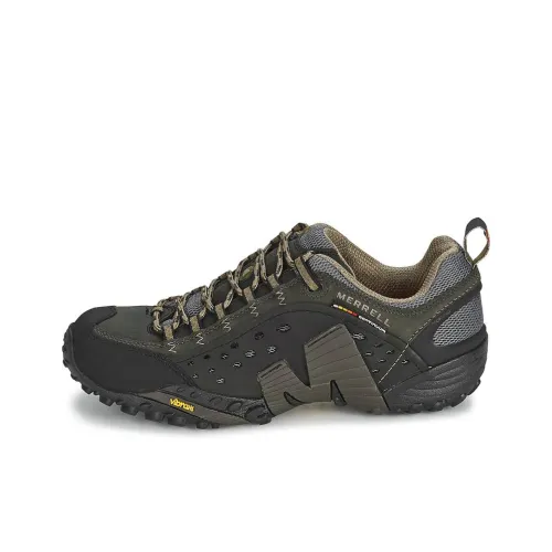 MERRELL Anti Slip Wear Resistant Low Top Hiking Shoes Men's Gray