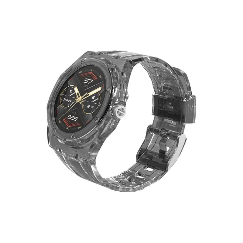 MSSM Huawei GT Cyber Glacier Integrated Wristband Watch Band Huawei Compatibility 220mm TPU Material-2