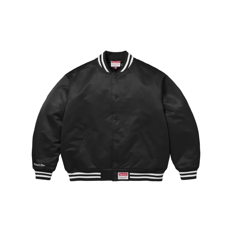 Supreme Mitchell & Ness Satin Varsity Jacket FW24-4