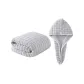 (Rime Gray) Bath Towel, Hair Dryer Cap[7A Antibacterial]