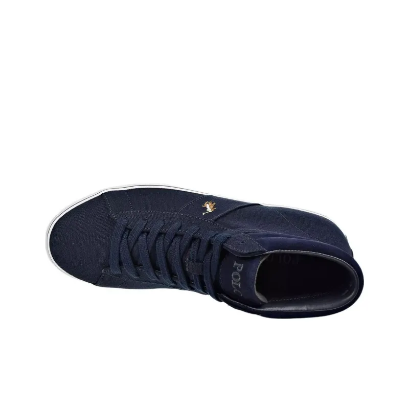 Polo Ralph Lauren Shaw High Top Skateboard Shoes Men's Blue-4