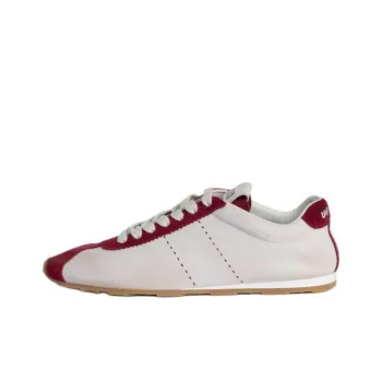 MIU MIU Plume 520 Capsule Collection Low Top Casual Shoes Women's White Red