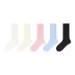 5 Pack (White+Ecru+Cherry Blossom Pink+Moonlight Blue+Black)