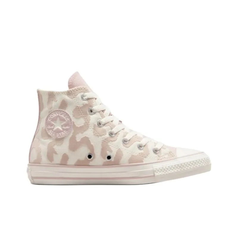Converse Chuck Taylor All Star Anti Slip Wear Resistant High Top Kids Canvas Shoes Beige Pink Teenagers-1