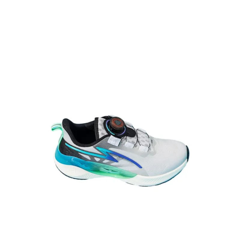 LINING YOUNG Anti Slip Wear Resistant Low Top Kids' Running Shoes Gray Kids'-1