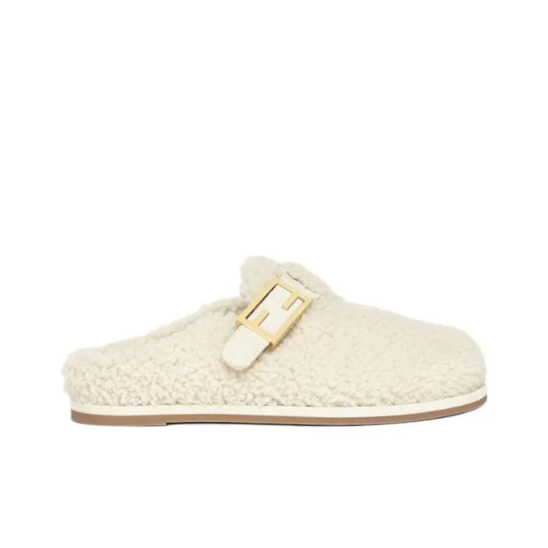 FENDI Feel Logo Plaque Mules Women's-1