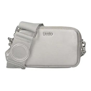 LIU·JO Synthetic Fiber Camera Bag, Crossbody Bag, Shoulder Bag Women's Silver
