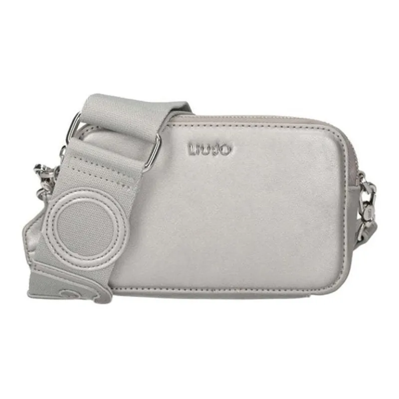 LIU·JO Synthetic Fiber Camera Bag, Crossbody Bag, Shoulder Bag Women's Silver-0