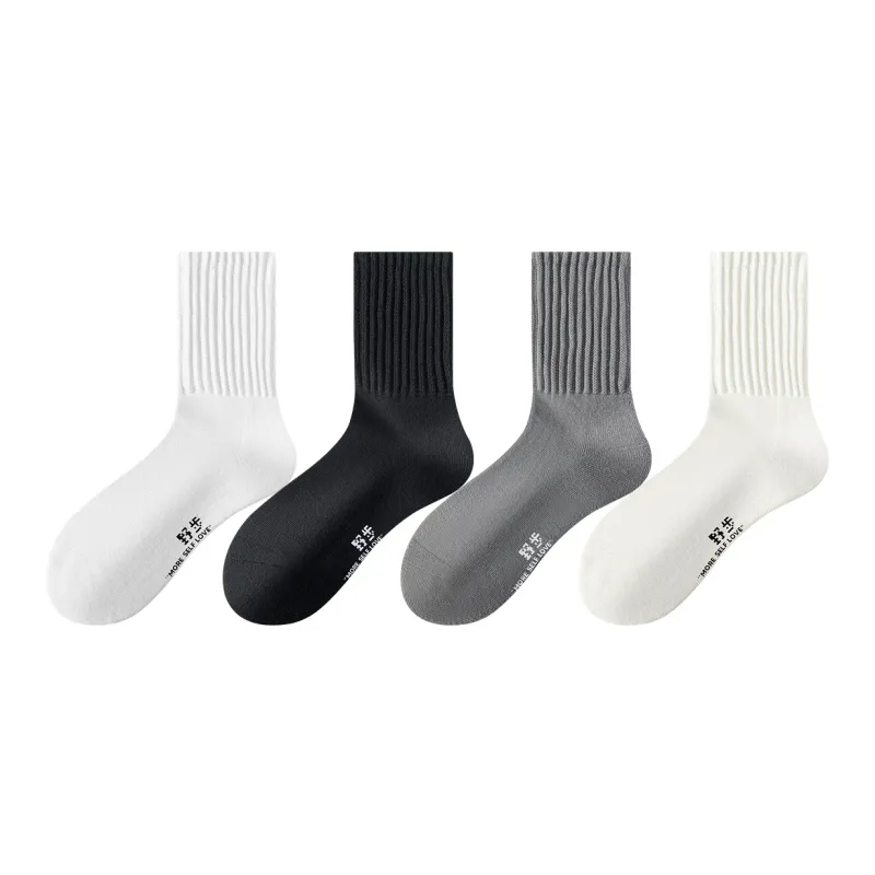 ZEROIN Mid Calf Socks Unisex 4 Pack-7