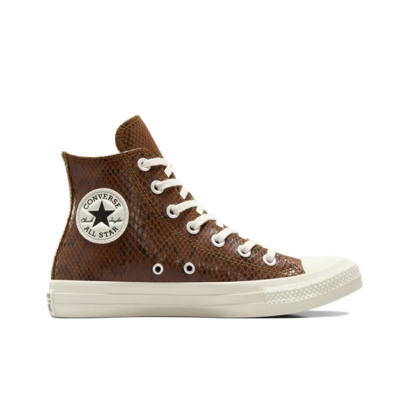 Converse Women's Chuck Taylor All Star High 'Snakeskin Dark Whiskey' Women's-1