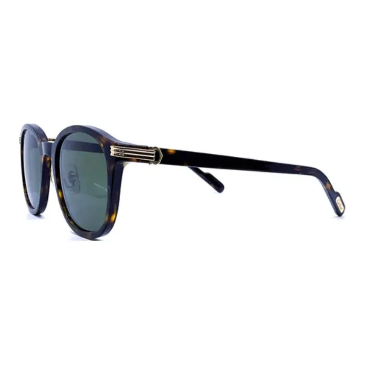 CARTIER Acetate Irregular Shape Sunglasses Unisex Tortoiseshell-2