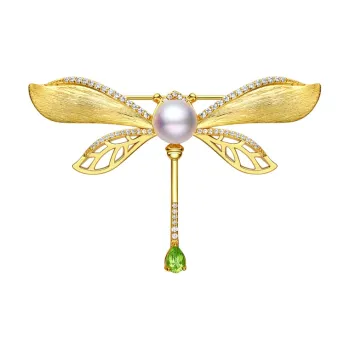 SEAZA Saltwater Pearl Brooches Women's