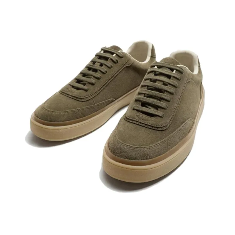 ZARA Low-Top Skateboard Shoes Men's Lake Green-2