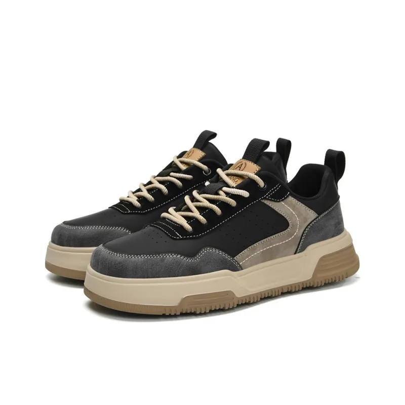 AOKANG Dunk Series Slip Resistant Lightweight Height Increasing Abrasion Resistant Low Top Casual Shoes Men's-8