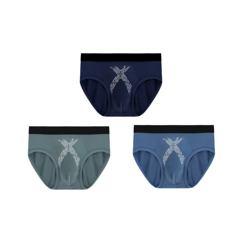 Qiao Ni Tong Underpants Men's 3 Pack-0
