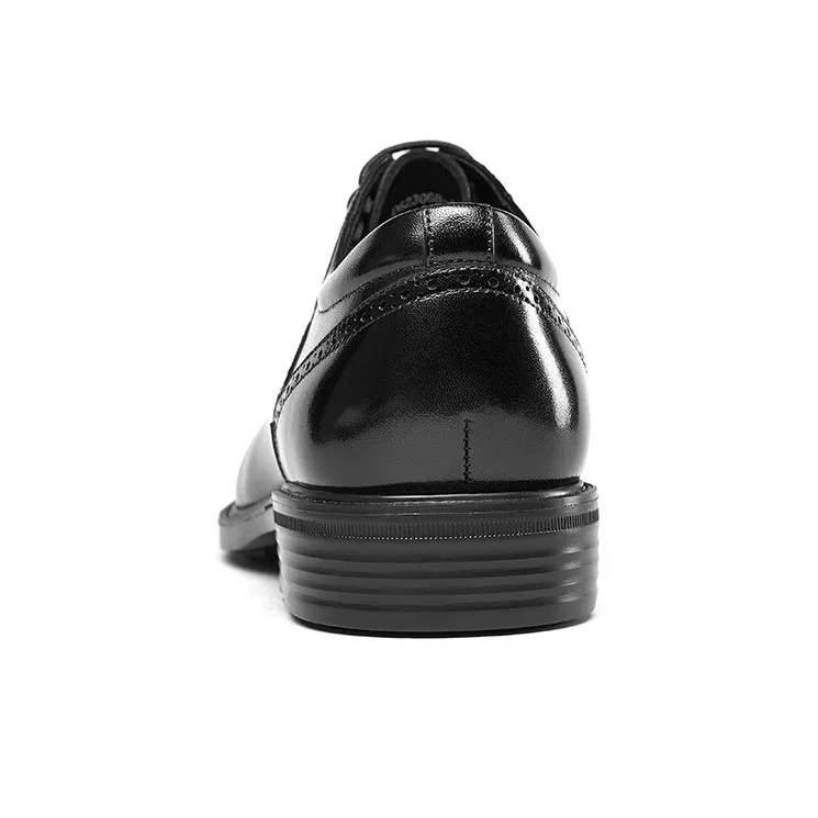 KANGNAI Business Leather Shoes Men's Black-3