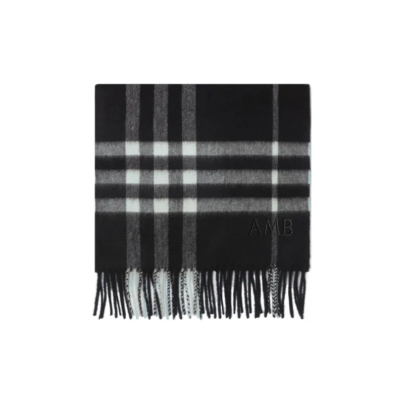 Burberry Checked Fringed Edege Scarf-2