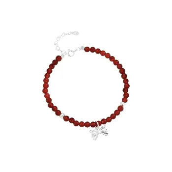 Heart Grass Agate Bracelets Women's