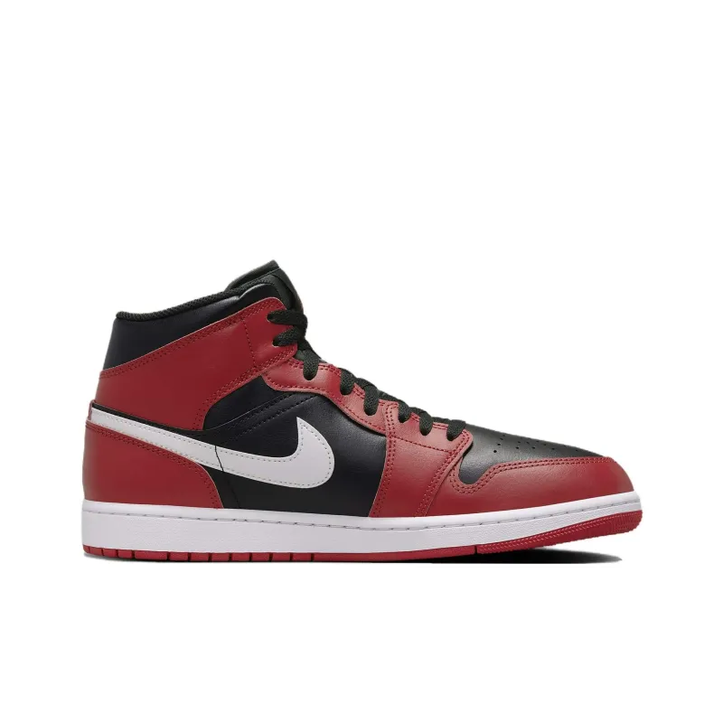 JORDAN 1 Mid 'Gym Red Black White'-1