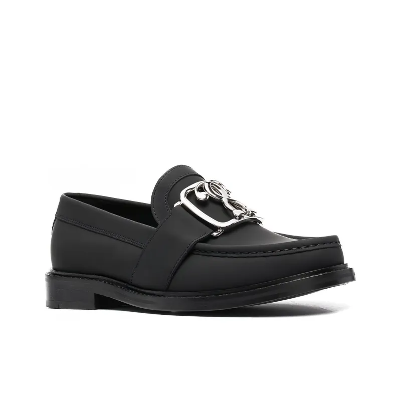 MOSCHINO Double Question Mark Men's Casual Shoes Men's Black-2
