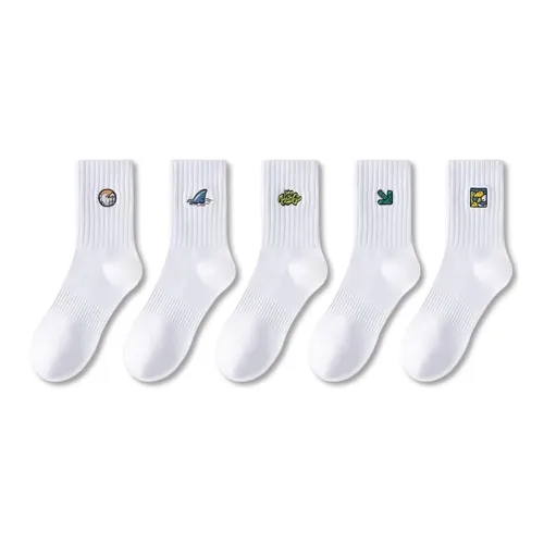 ROBINHOOD Mid-Calf Socks Unisex 5 Pack