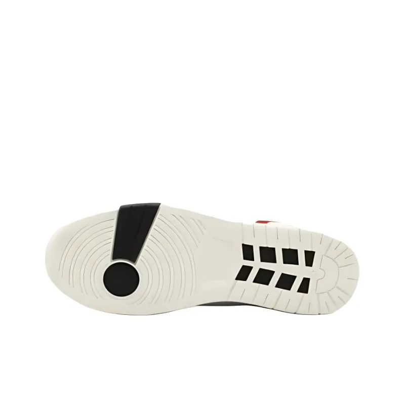 MOSCHINO Streetball Low-Top Skateboard Shoes Men's White Red-4