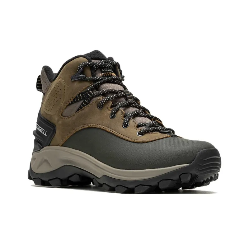 MERRELL Waterproof And Wear-resistant Short Outdoor Boots Women's Dark Brown-2