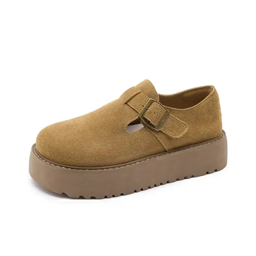 Shoe Cabinet Floral Language Casual Single Shoes Women's