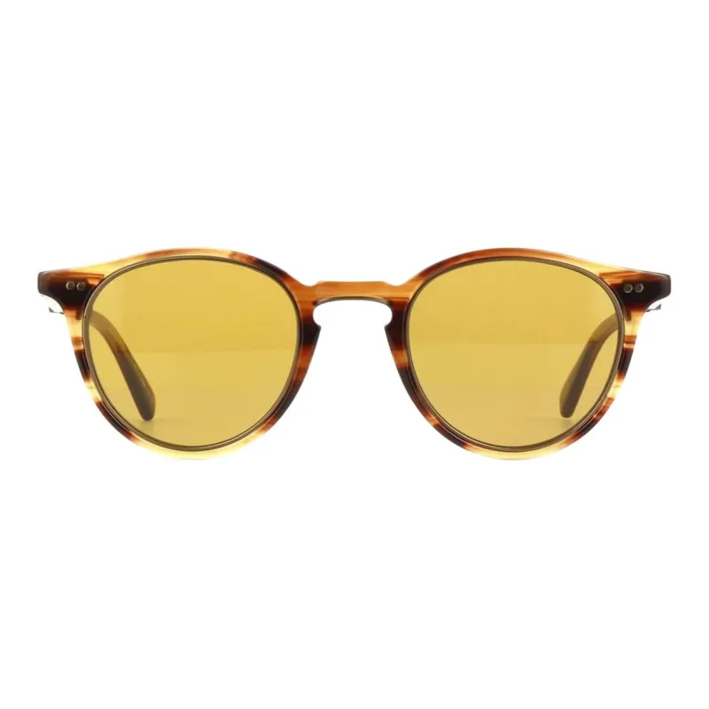 Mr. Leight Acetate Round Sunglasses Unisex Tortoiseshell-1