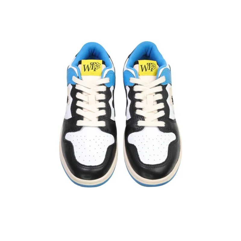 WATER THE PLANT Low Top Skateboard Shoes Unisex Thunder Blue-3
