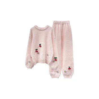WANANNI Pajama Set Women's Shopping Bag Pink