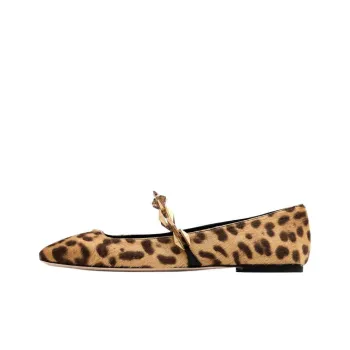 Jimmy Choo Diamond Tilda Casual Single Shoes Women's Leopard Print
