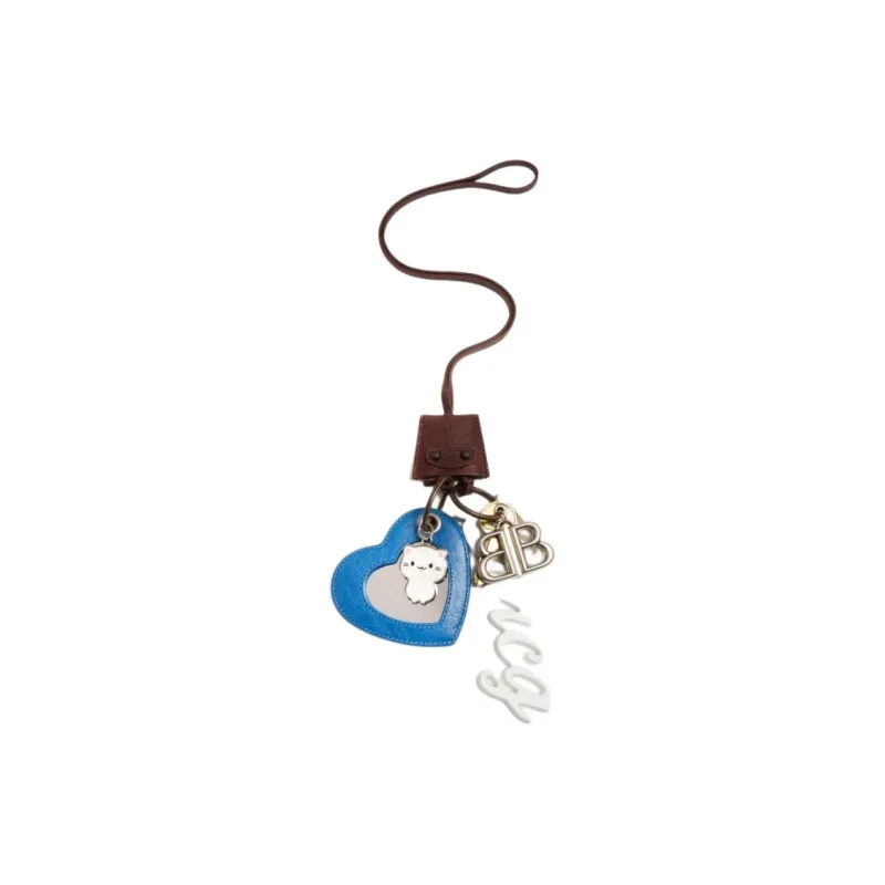 Balenciaga Le City Charm Heart Keyring-2