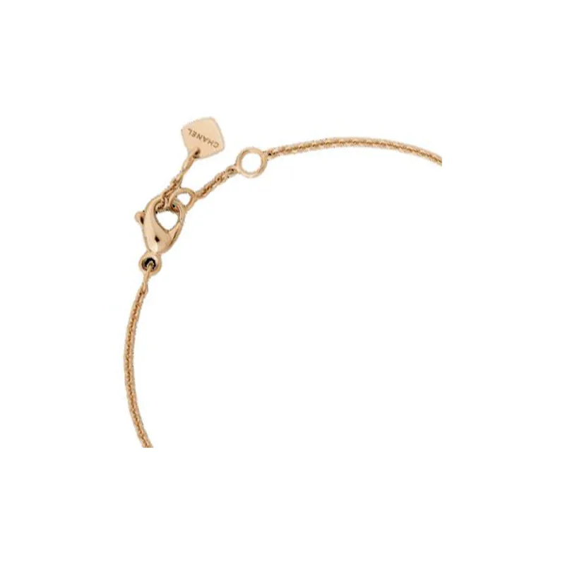 CHANEL 18K Gold Gemstones Wristbands Unisex Gold-1