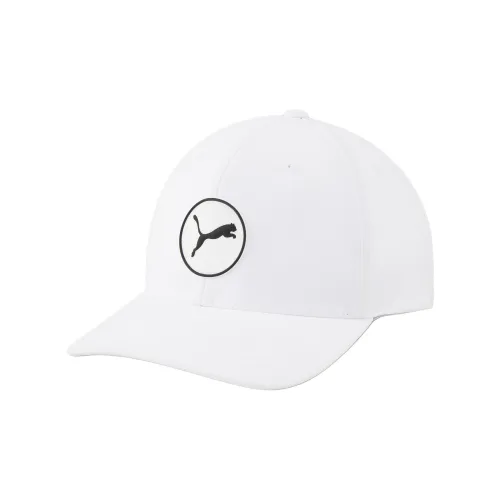 PUMA Polyester Baseball Caps Men's White