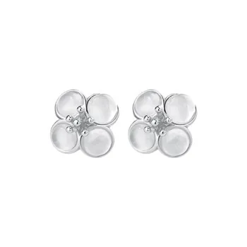 CARAT'S DIARY Colored Glaze Stud Earrings Women's