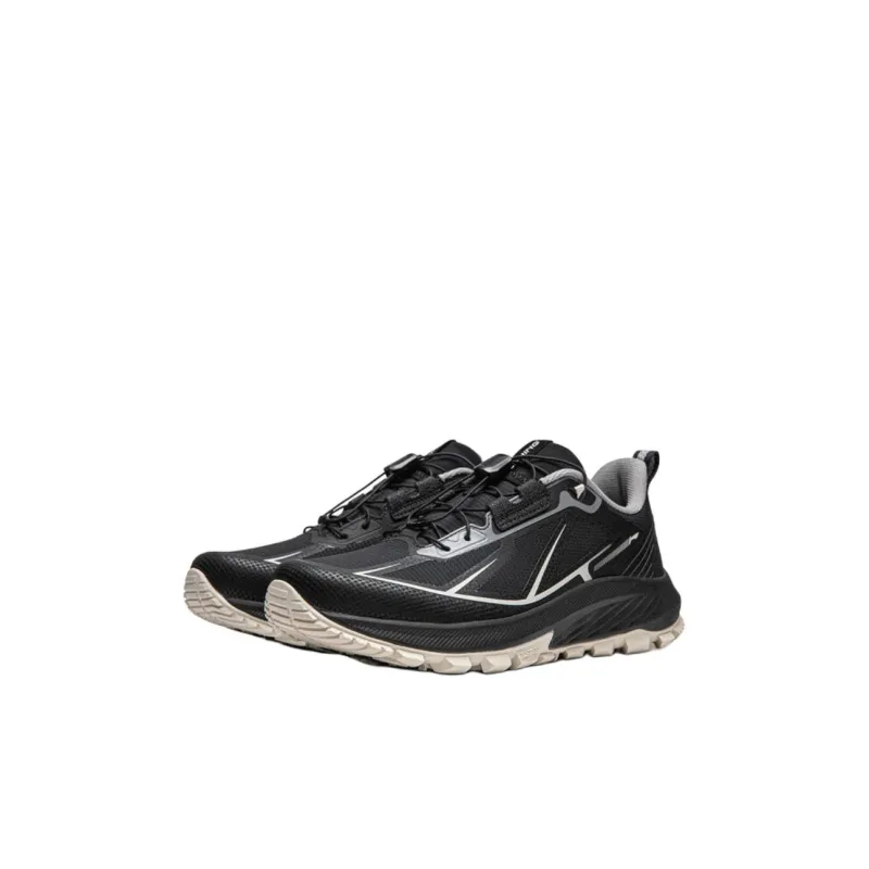 LINING YOUNG Outdoor Anti-Slip Wear-Resistant Low-Top Running Shoes Black Kids'-2