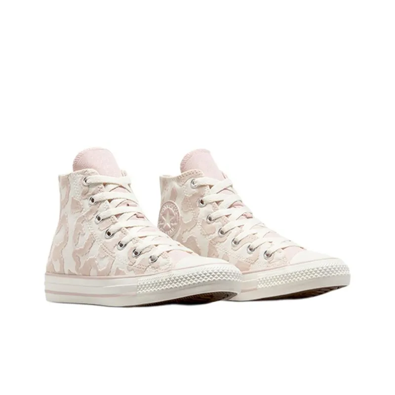 Converse Chuck Taylor All Star Anti Slip Wear Resistant High Top Kids Canvas Shoes Beige Pink Teenagers-2
