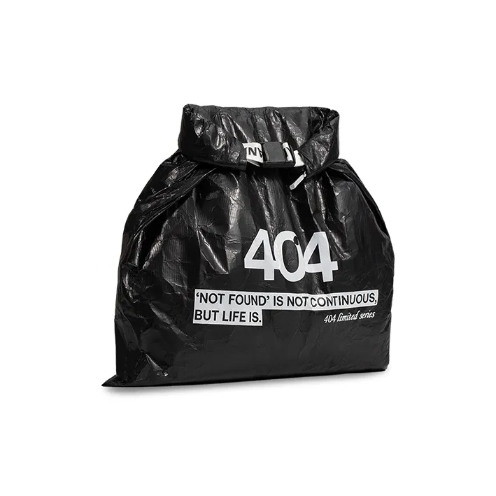 FANJI DuPont Paper Shake-It Bag Portable Storage Bag Unisex White/Black/Silver-6