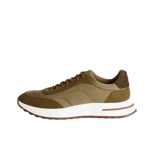 Loro Piana Week End Walk Low Top Casual Shoes Men's Brown