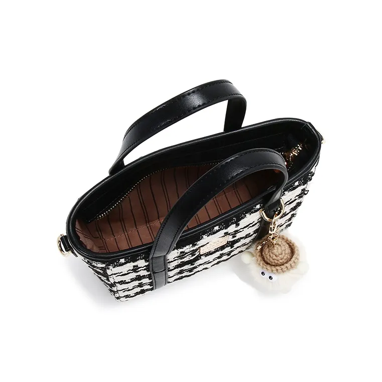 Carit&Koty Polyurethane Synthetic Leather PU Shoulder Bags Handbags Regular Women's Black-3