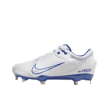Nike Hyperdiamond 4 Elite White Pure Platinum Hyper Royal Women's