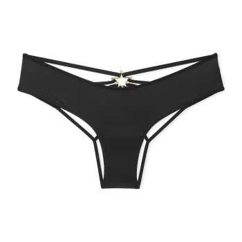 Victoria's Secret Very Sexy Smooth High Leg Cheeky Panty / Black Underpants Women's 1 Pack Black
